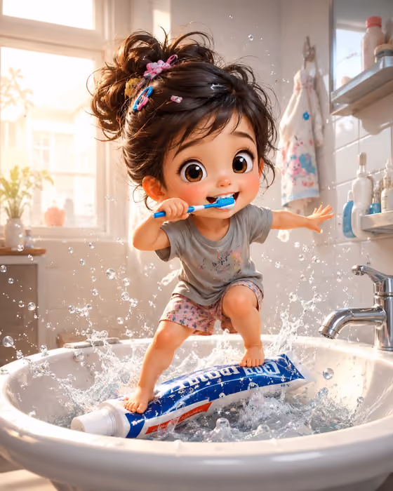 Bathroom Sink Adventure