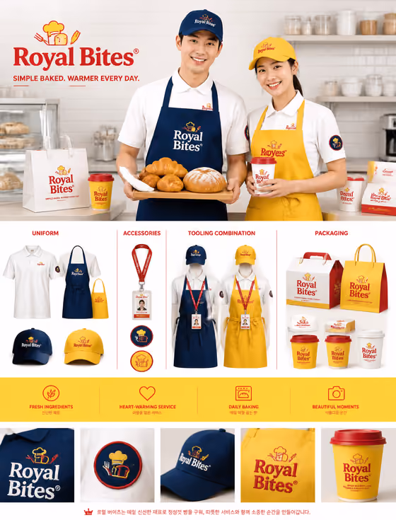 Bakery Brand Kit Board