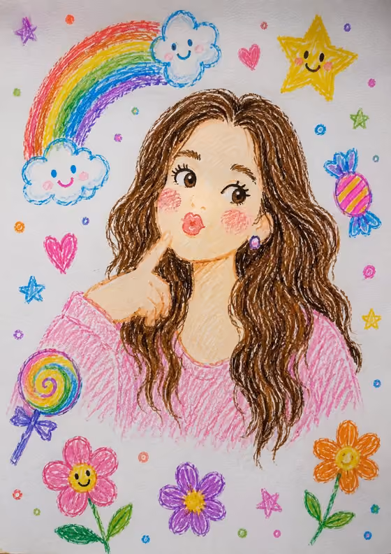 Crayon To Photo template result