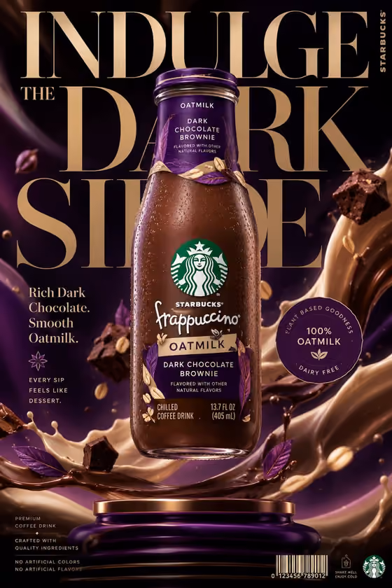 Luxury Beverage Poster template result