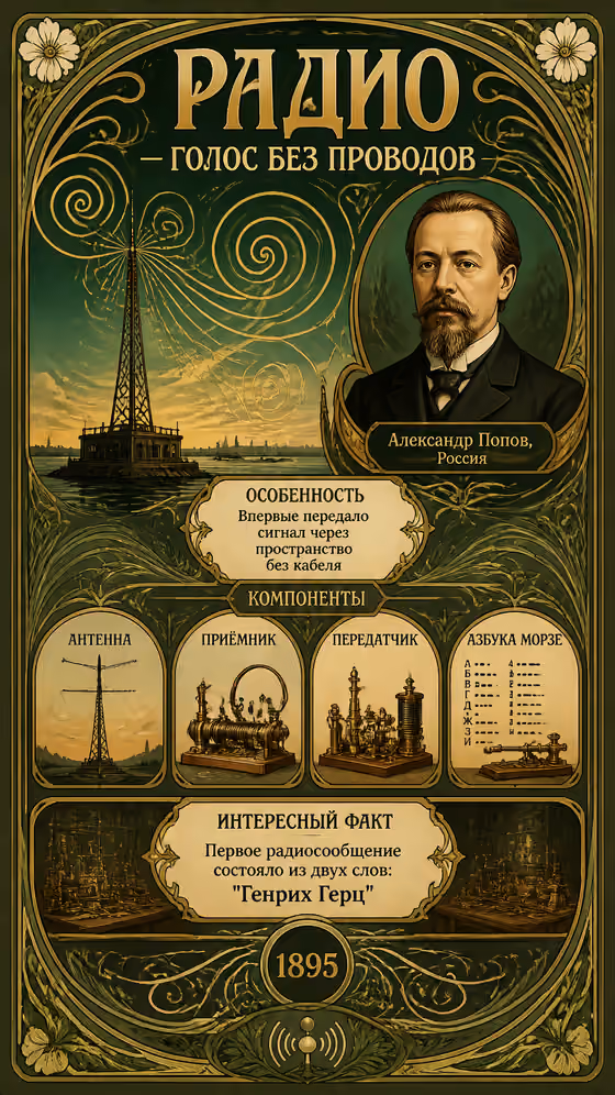 Radio History Poster