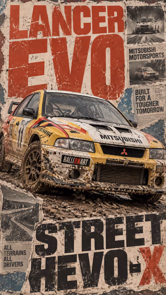 Rally Mud Collage