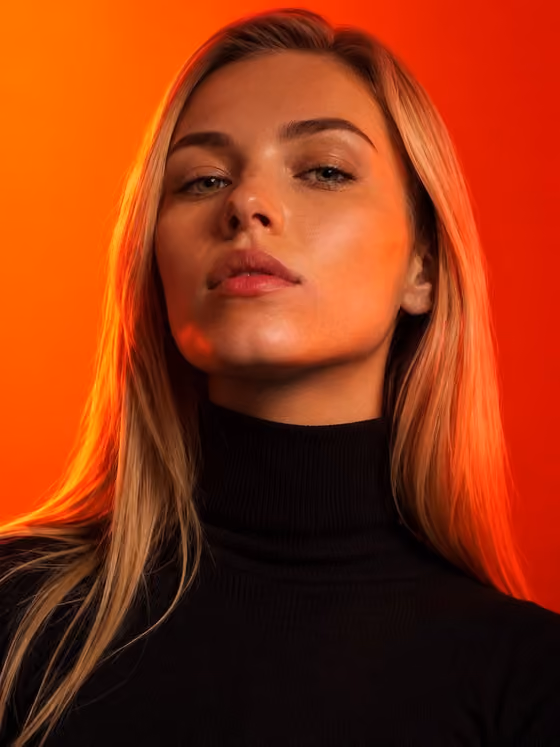 Tangerine Editorial Portrait