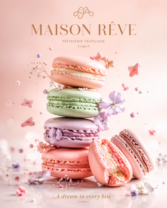 Premium Macaron Poster
