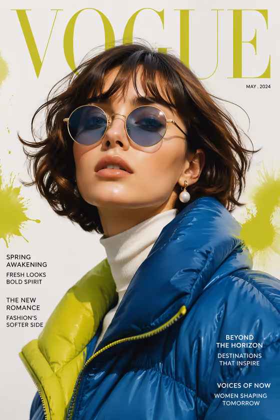 Lime Accent Fashion Editorial