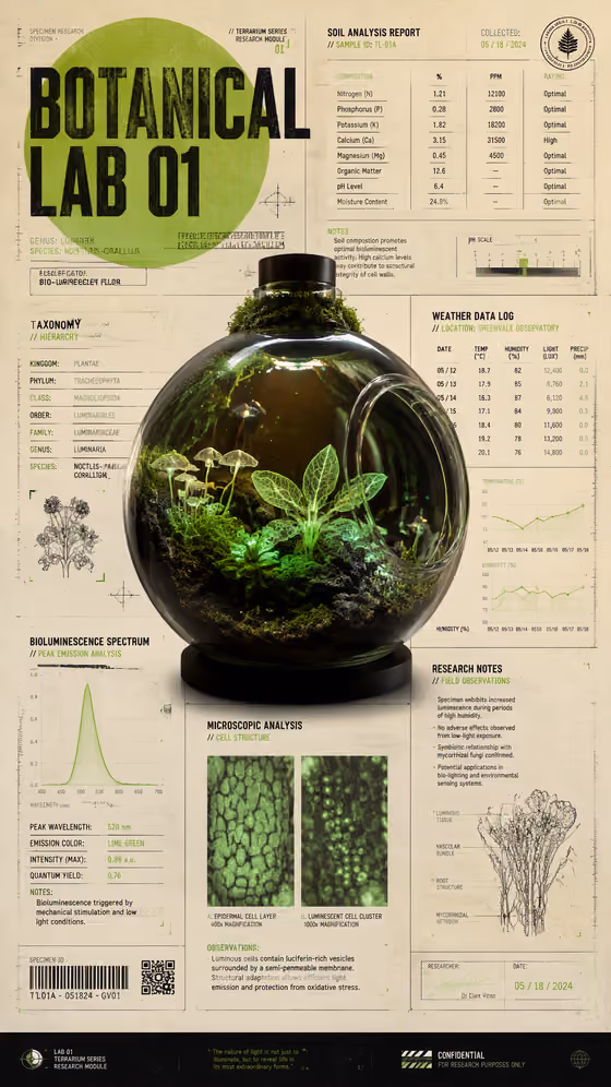 Botanical Lab Poster