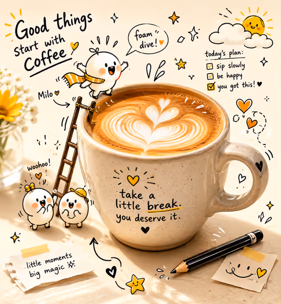Doodle Coffee Story