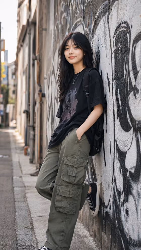 Graffiti Street Portrait