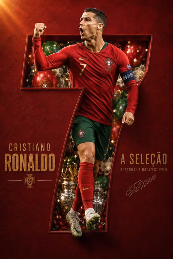 Luxury Football Poster