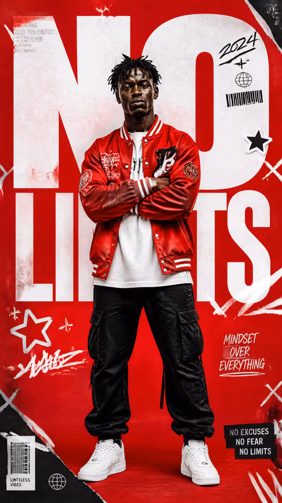 Streetwear Editorial Poster template result
