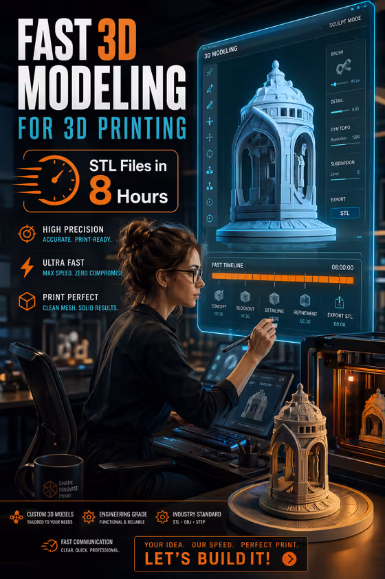 Fast 3D Modeling Ad