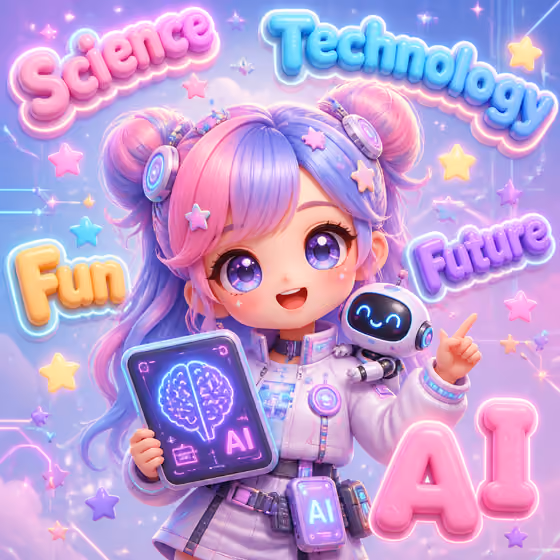 Kawaii Tech Mascot