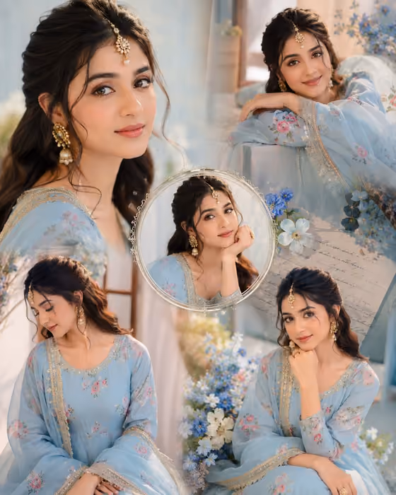 Dreamy Portrait Collage