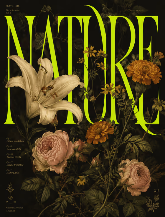 Neon Botanical Word