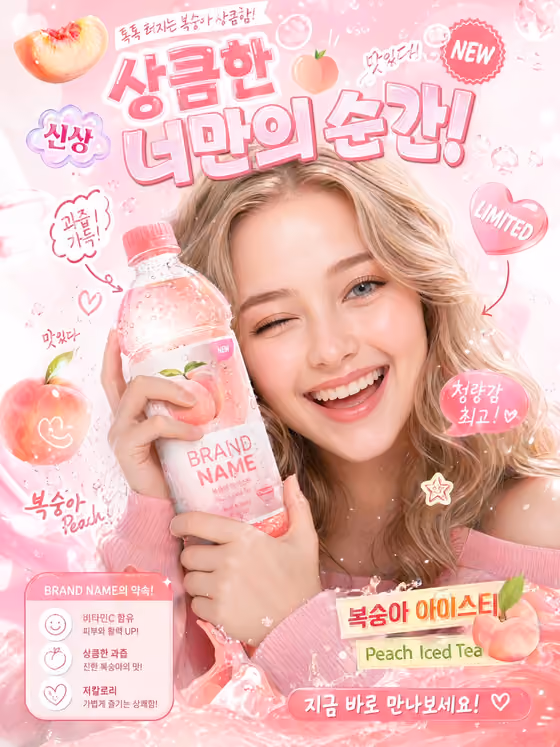 K-Pop Beverage Poster