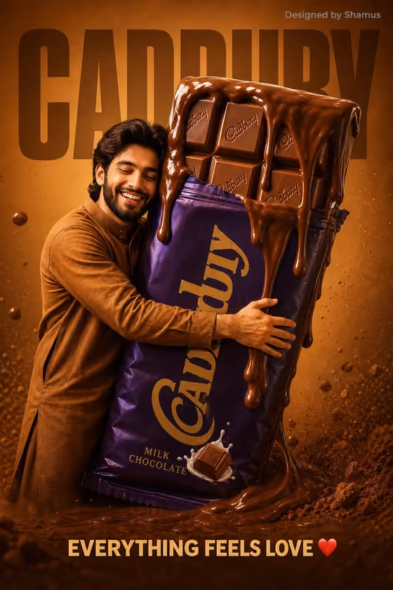 Giant Chocolate Bar Ad