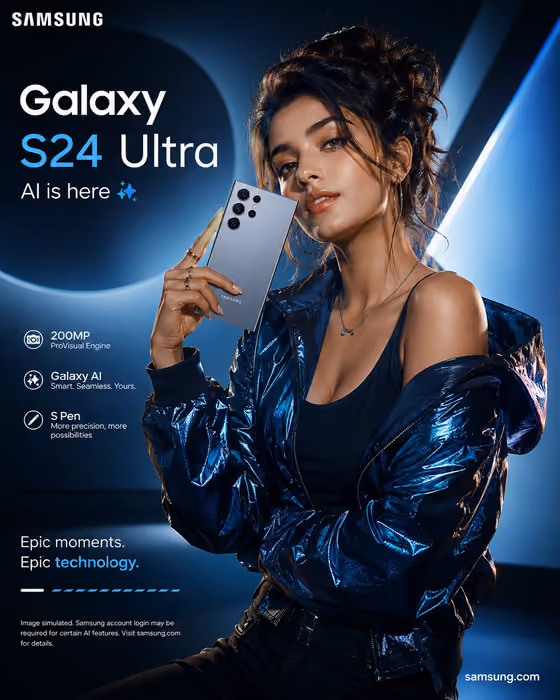 Smartphone Ad Poster