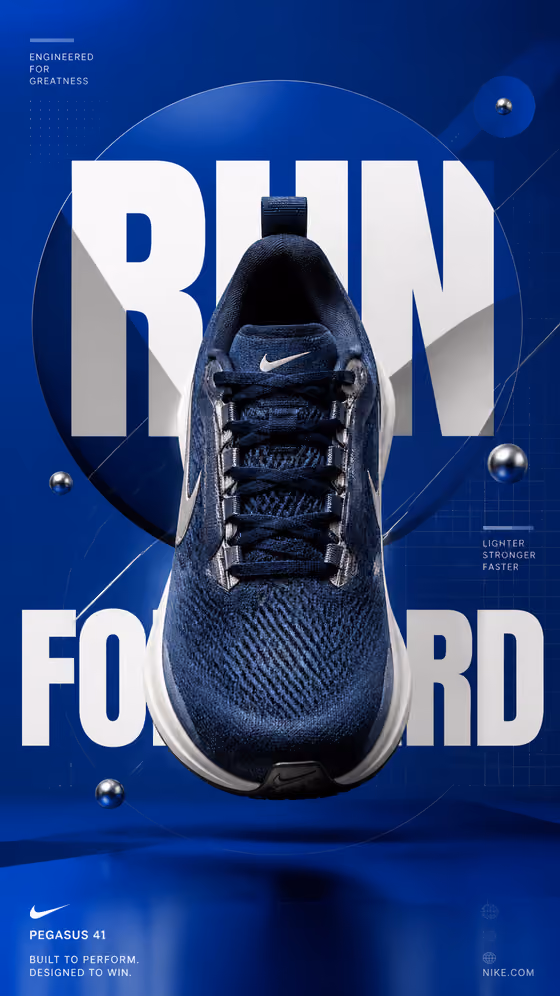 Luxury Sneaker Launch Poster