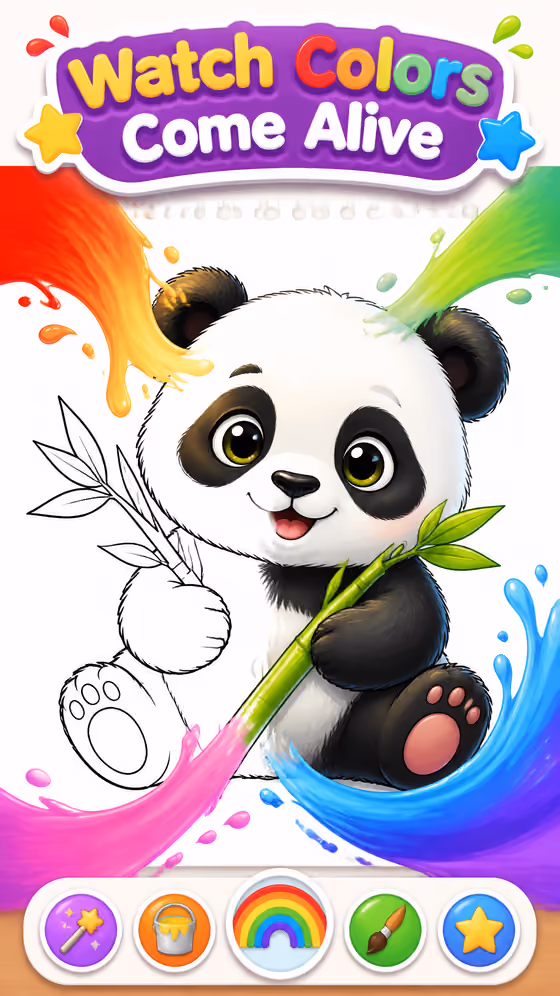 Coloring Page Splash