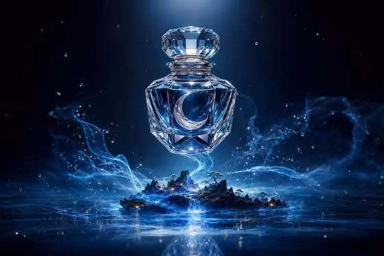 Crystal Perfume Ad