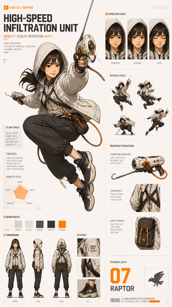 Techwear Concept Sheet