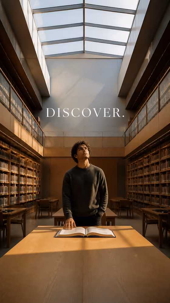 Library Discovery Portrait