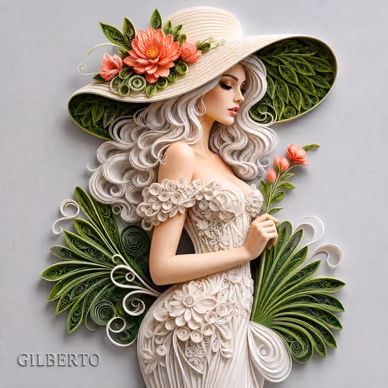 Paper Quilling Portrait