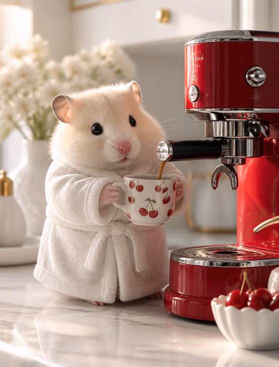 Hamster Coffee Break