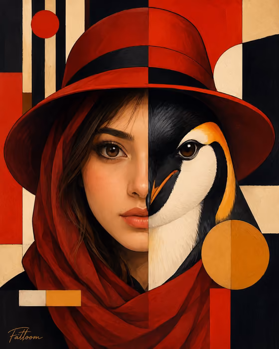 Penguin Hybrid Portrait