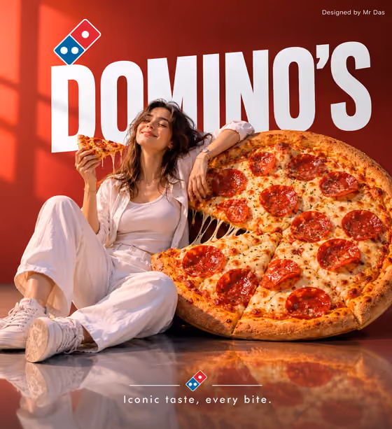 Giant Pizza Ad