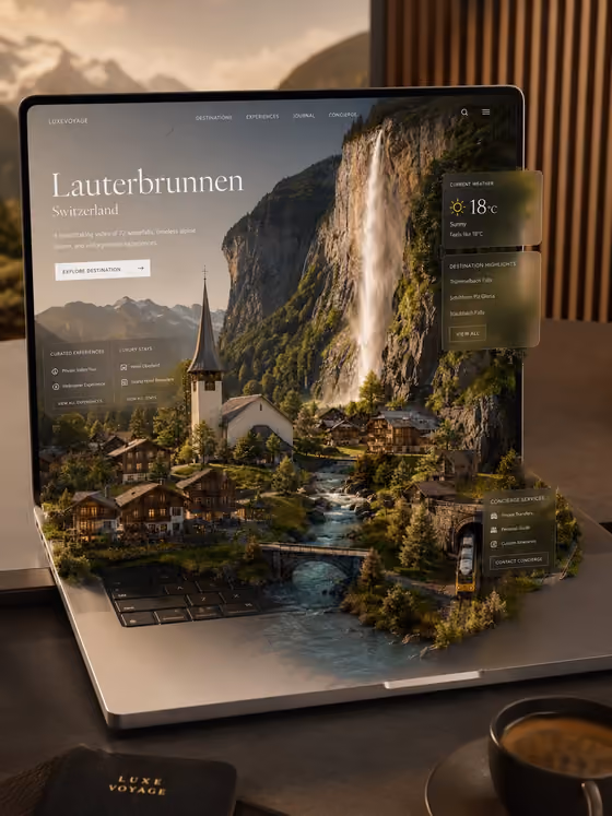 Luxury Travel Diorama