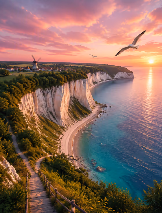 Danish Coastal Sunset