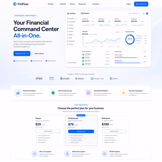 SaaS Landing Page