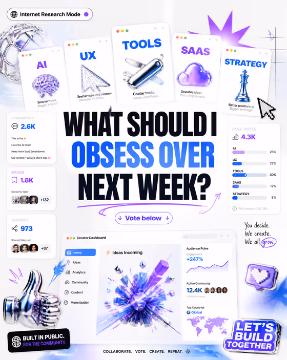 Creator Dashboard Poster
