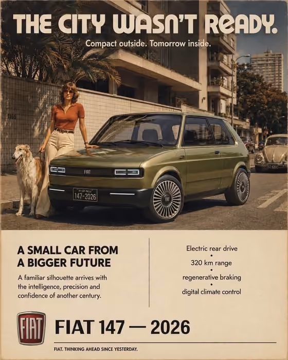 Retro-Future Car Ad