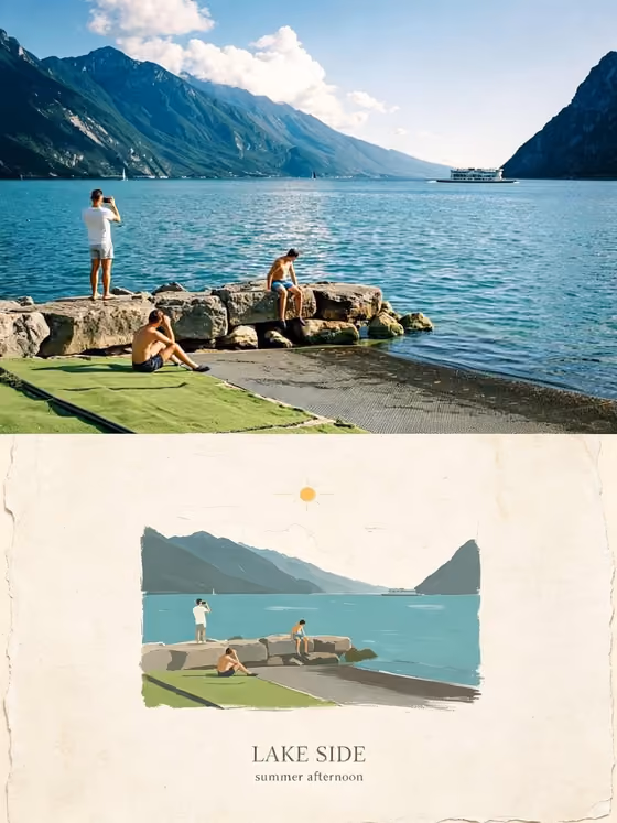 Travel Zine Diptych