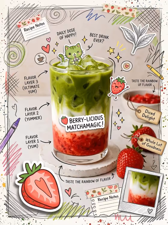 Matcha Scrapbook Poster