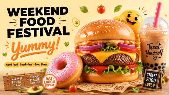 Street Food Festival Banner