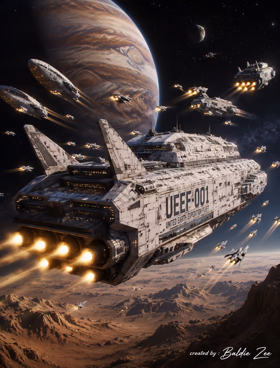 Sci-Fi Starship Fleet