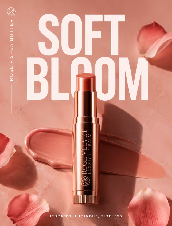 Luxury Lip Balm Poster