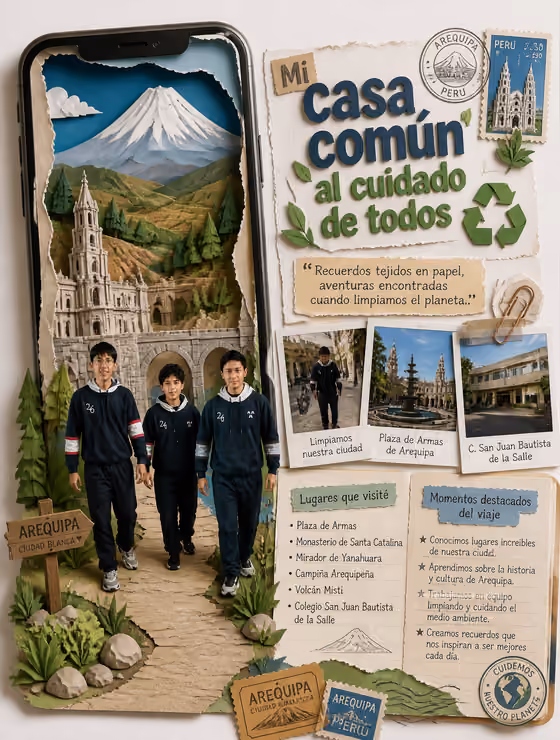 Paper Diorama Travel Poster
