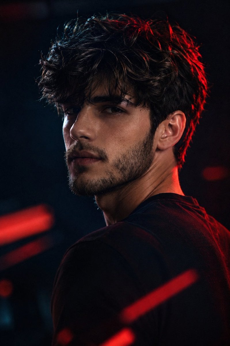 Cinematic Rim-Light Portrait