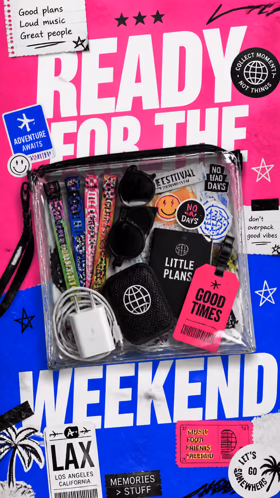 Weekend Survival Kit Poster