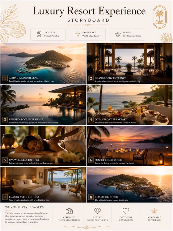 Resort Storyboard