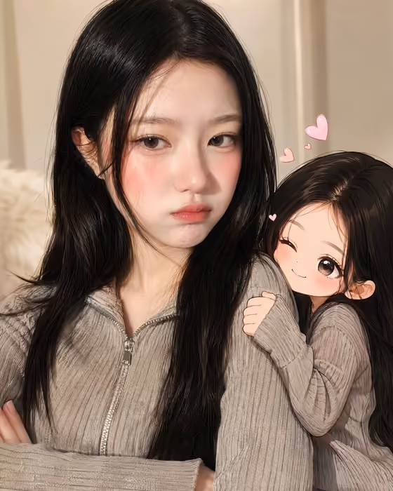 Real vs Anime Twin