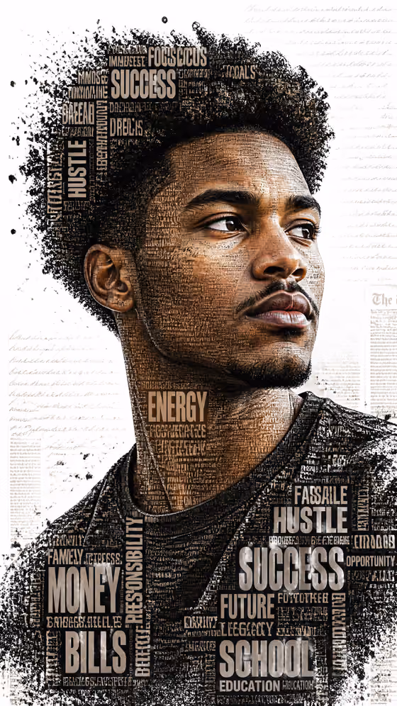 Text Mosaic Portrait