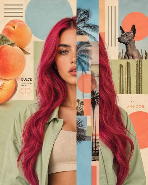 Surreal Strip Portrait