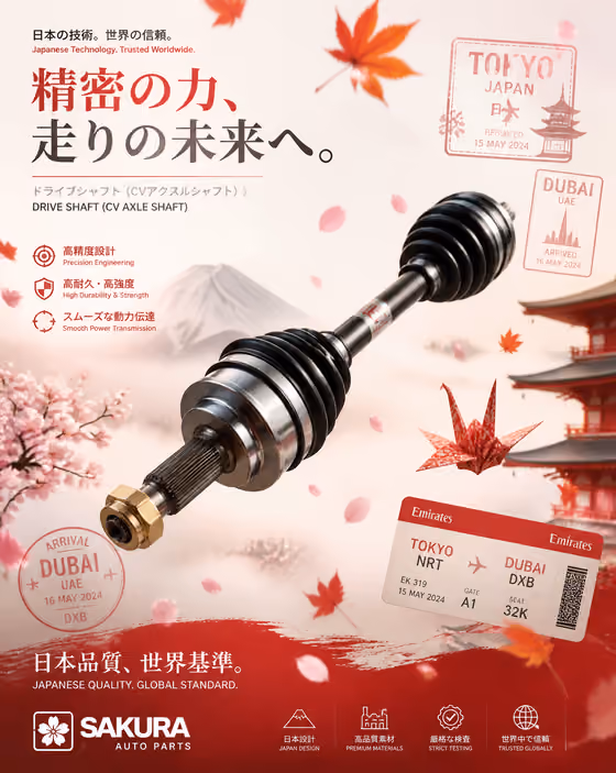 Auto Parts Travel Poster