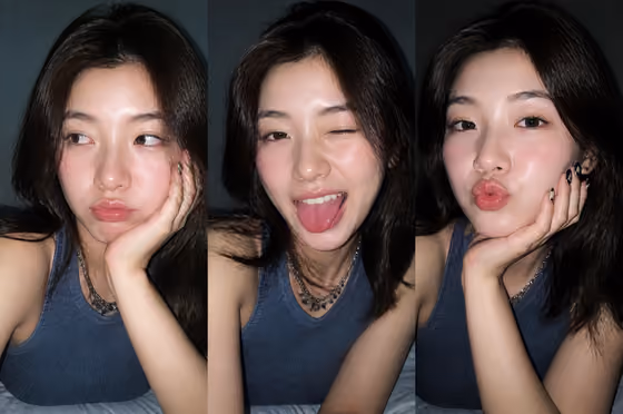 Gen Z Selfie Collage