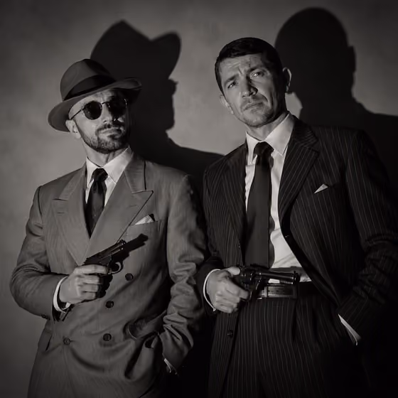 Noir Standoff Portrait
